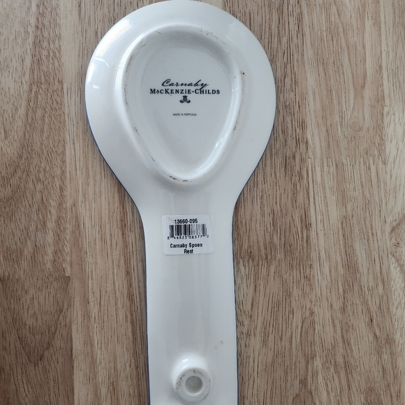 Mackenzie-Childs Carnaby Ceramic Spoon Rest - Picture 2 of 4